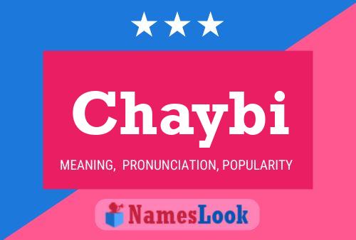 Chaybi Name Poster