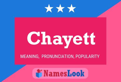 Chayett Name Poster