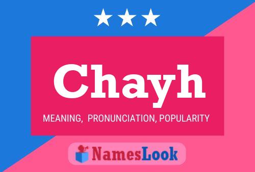 Chayh Name Poster