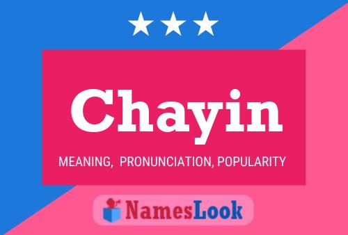 Chayin Name Poster