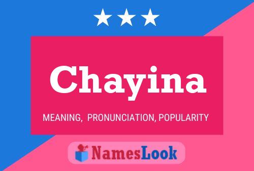 Chayina Name Poster