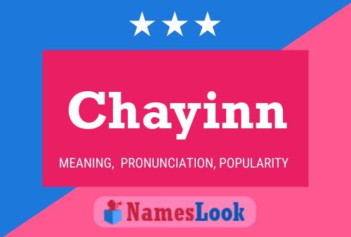 Chayinn Name Poster