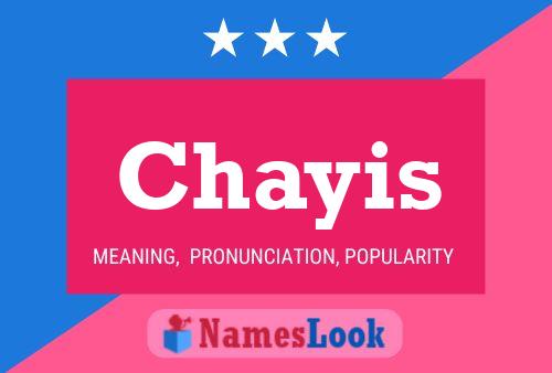 Chayis Name Poster