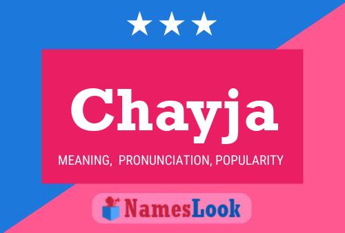 Chayja Name Poster