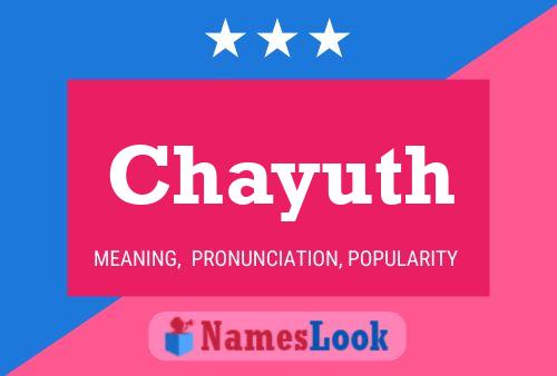 Chayuth Name Poster