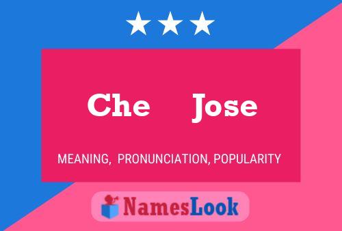 Che     Jose Name Poster