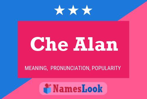 Che Alan Name Poster