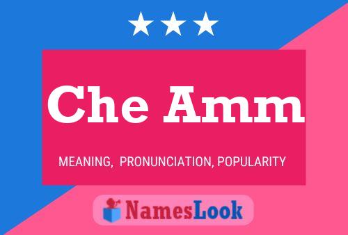 Che Amm Name Poster