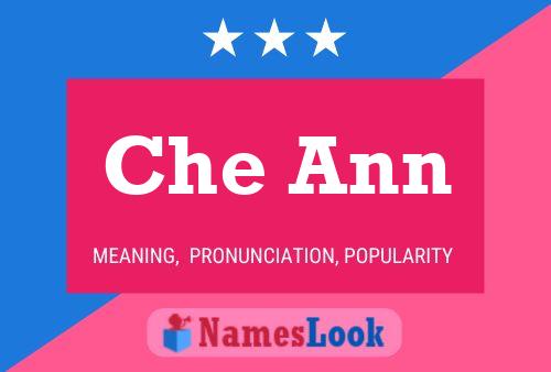 Che Ann Name Poster