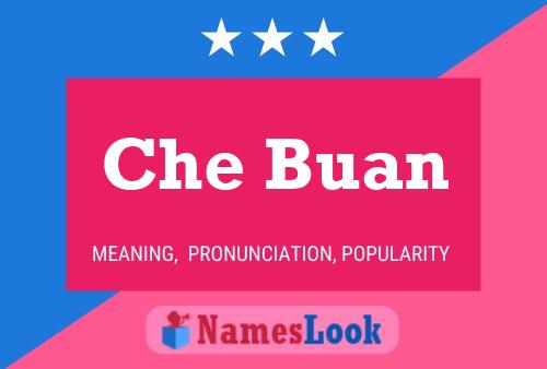 Che Buan Name Poster