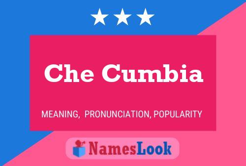 Che Cumbia Name Poster