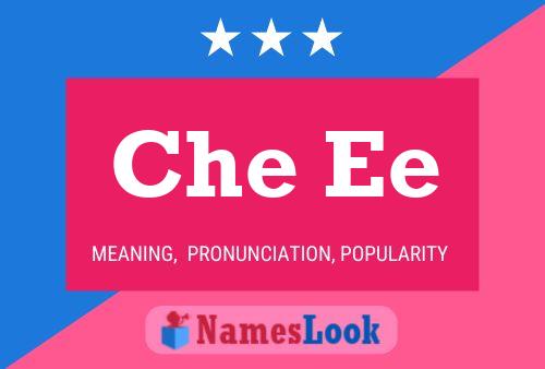 Che Ee Name Poster