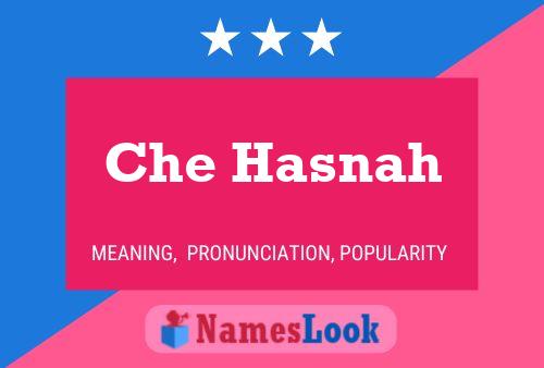 Che Hasnah Name Poster