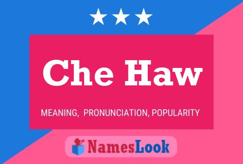 Che Haw Name Poster