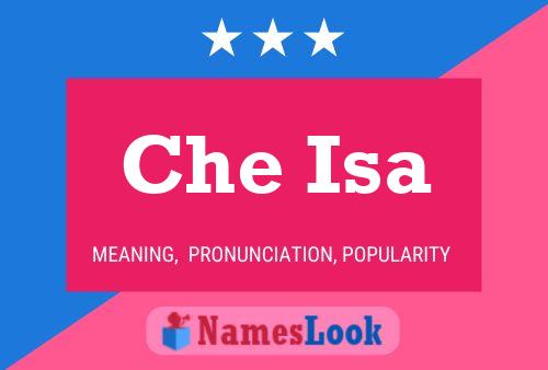 Che Isa Name Poster