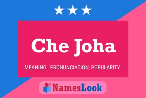 Che Joha Name Poster