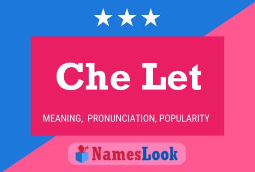 Che Let Name Poster