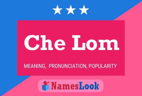 Che Lom Name Poster