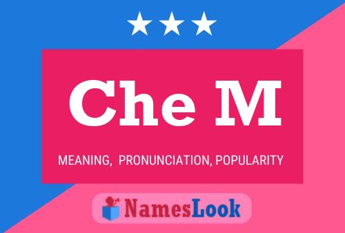 Che M Name Poster