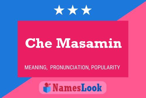 Che Masamin Name Poster