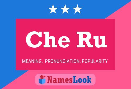 Che Ru Name Poster