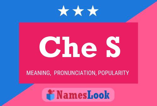 Che S Name Poster