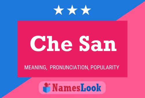 Che San Name Poster