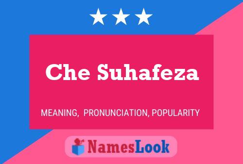 Che Suhafeza Name Poster