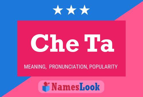 Che Ta Name Poster