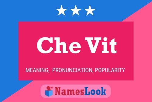 Che Vit Name Poster