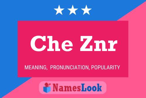 Che Znr Name Poster