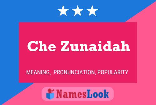 Che Zunaidah Name Poster