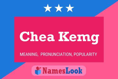 Chea Kemg Name Poster