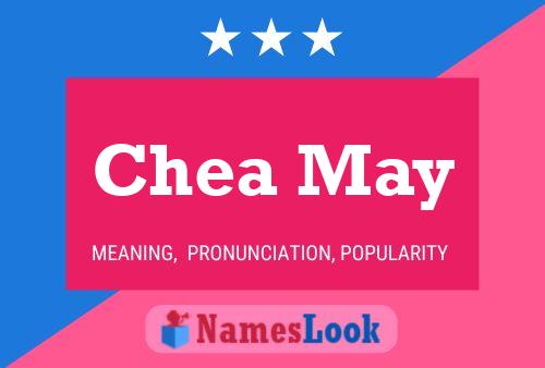 Chea May Name Poster