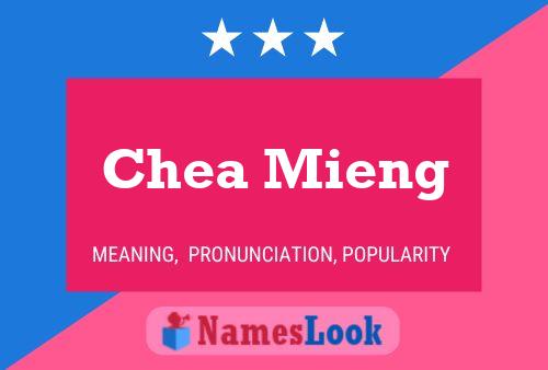 Chea Mieng Name Poster