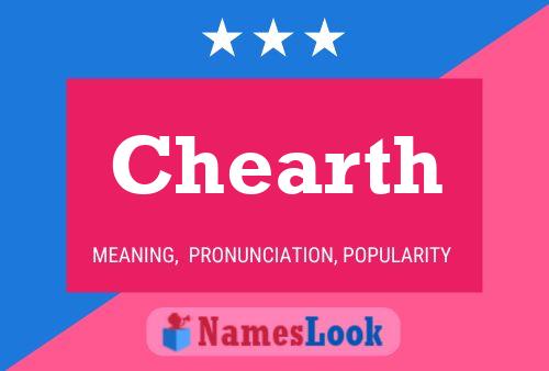 Chearth Name Poster