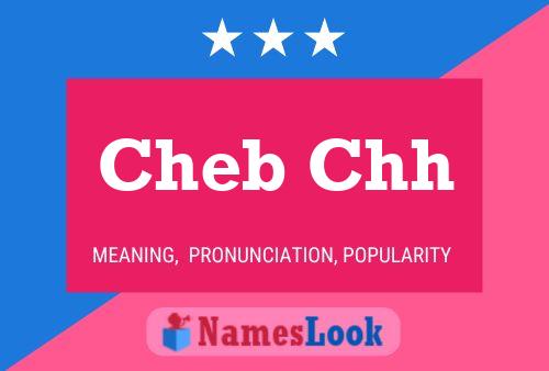 Cheb Chh Name Poster