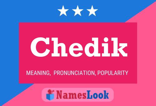 Chedik Name Poster