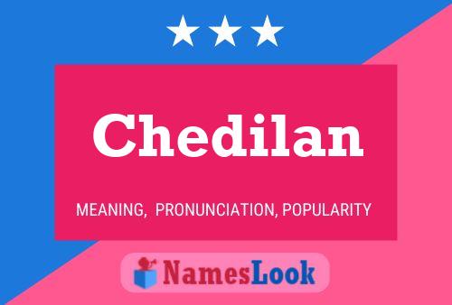 Chedilan Name Poster