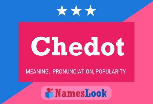 Chedot Name Poster