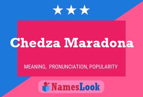 Chedza Maradona Name Poster