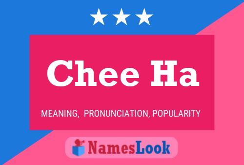 Chee Ha Name Poster