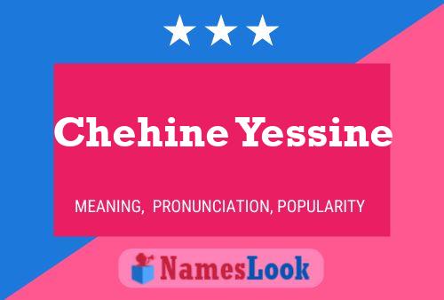 Chehine Yessine Name Poster