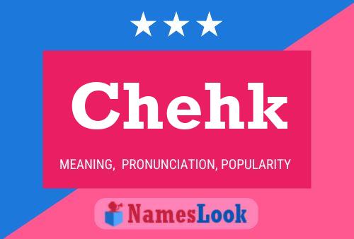 Chehk Name Poster