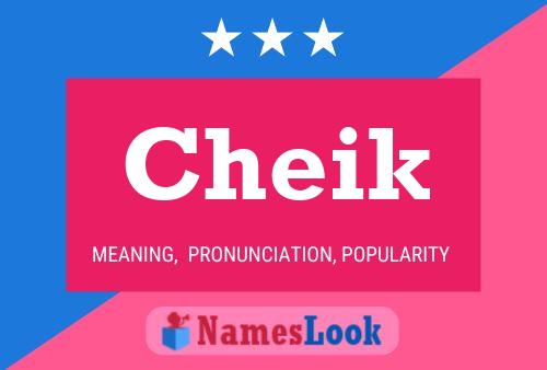 Cheik Name Poster