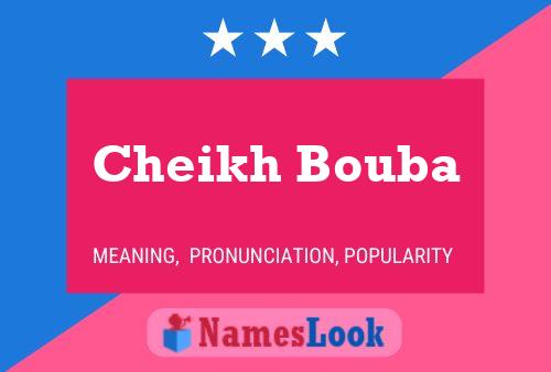 Cheikh Bouba Name Poster