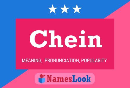 Chein Name Poster