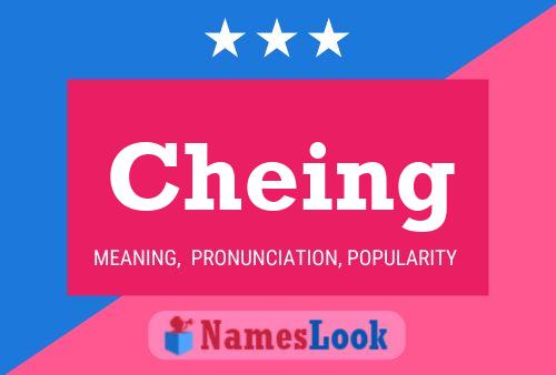 Cheing Name Poster