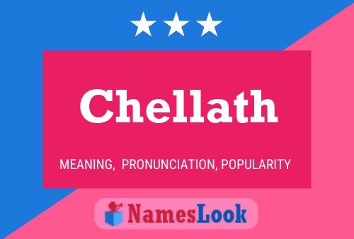 Chellath Name Poster