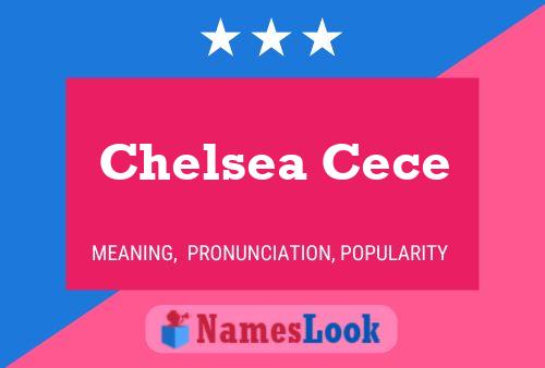 Chelsea Cece Name Poster